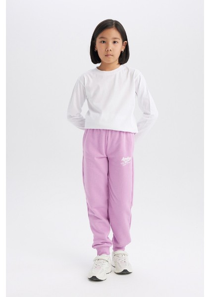 Kız Çocuk Jogger Fit Pantolon D6482A8NS