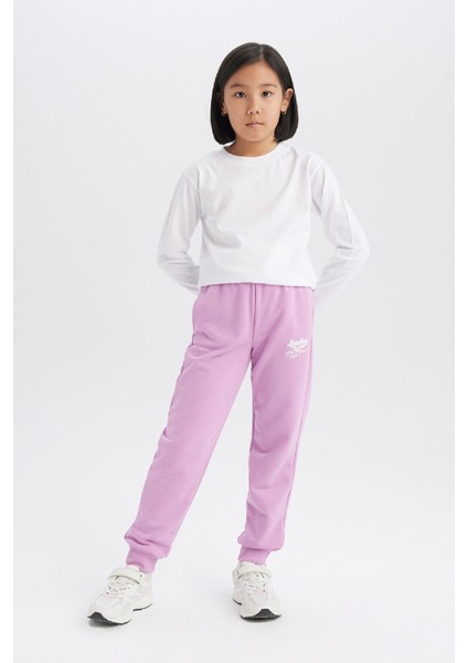 Kız Çocuk Jogger Fit Pantolon D6482A8NS