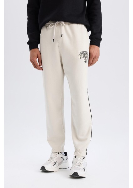 NBA Milwaukee Bucks Sporcu Jogger Eşofman Altı Standart Fit Cepli Esnek Bantlı Paça Skuba Dalgıç Kumaş D6725AX25SP