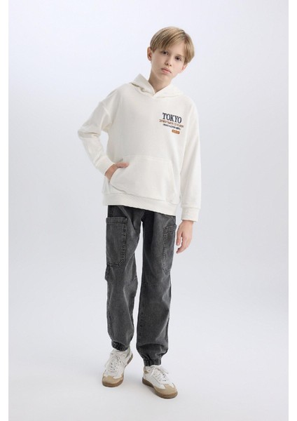 Erkek Çocuk Jogger Fit Jean Pantolon D7037A825SP