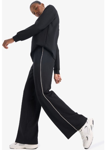 fit Wide Leg Geniş Paça Standart Boy Modal Sporcu PANTOLON D7128AX25SP