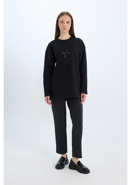 Regular Fit Cepli Pensli Skuba Dalgıç Kumaş Esnek Belli Pantolon D9029AX24WN