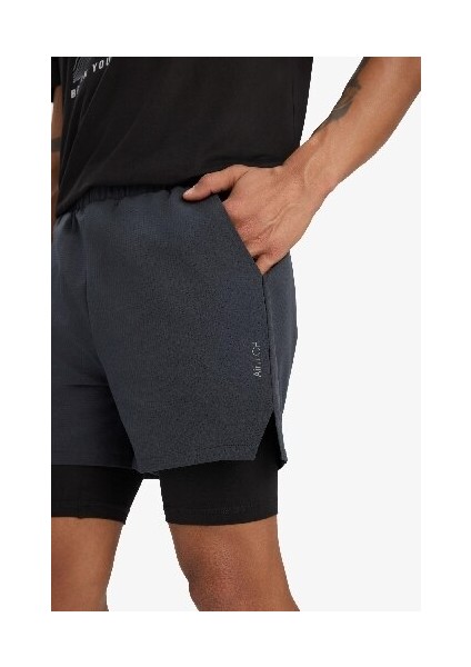 fit Slim Fit Dar Kesim Sporcu Taytlı Dokuma ŞORT D7809AX25SP