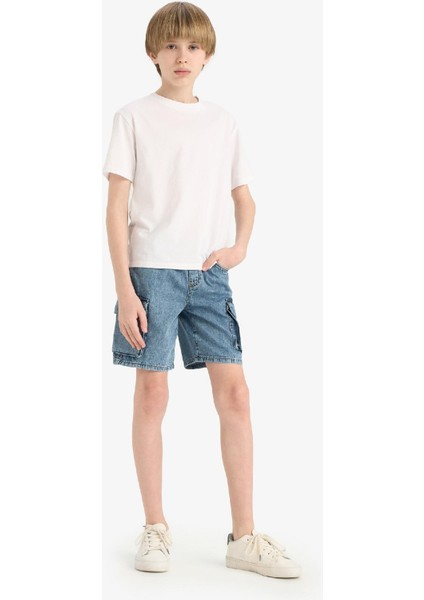 Erkek Çocuk Jean Şort D8566A825SM