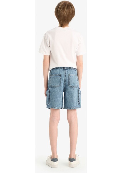 Erkek Çocuk Jean Şort D8566A825SM