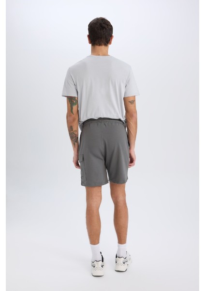 Defactofit Nba Brooklyn Nets Standart Fit Sporcu Kısa Paça ŞORT D8620AX25SP