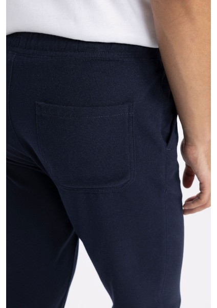 Jogger Beli Bağcıklı Cepli Düz Paça Pantolon D8639AX24AU