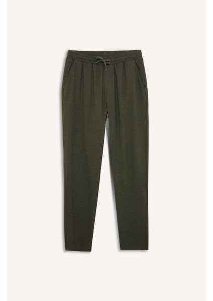 Jogger Pantolon Beli Bağcıklı Cepli Düz Paça D8641AX24AU