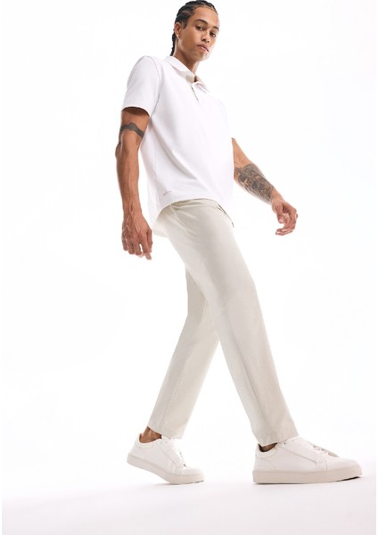 Defactofit Slim Fit Dar Kesim Standart Paça Dokuma PANTOLON D9247AX25SP