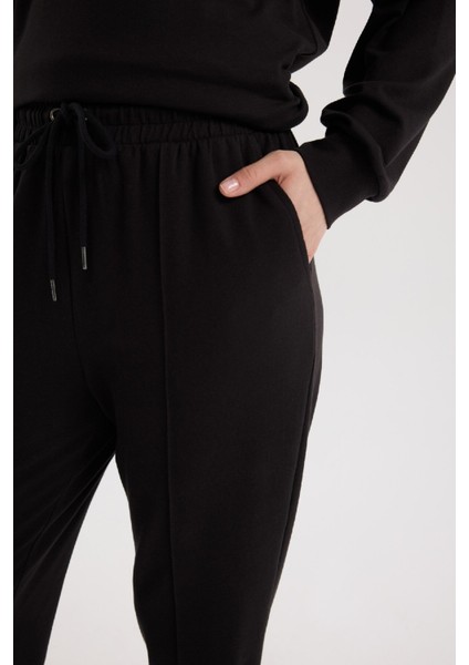 Harem Basic Düz Sweatshirt Kumaşı Pantolon D9363AX25SP