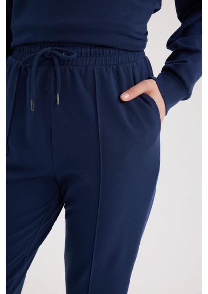 Harem Basic Düz Sweatshirt Kumaşı Pantolon D9363AX25SP
