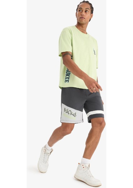 fit Nba Milwaukee Bucks Standart Fit Kısa Paça ŞORT E0212AX25SP