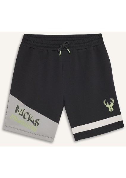 fit Nba Milwaukee Bucks Standart Fit Kısa Paça ŞORT E0212AX25SP