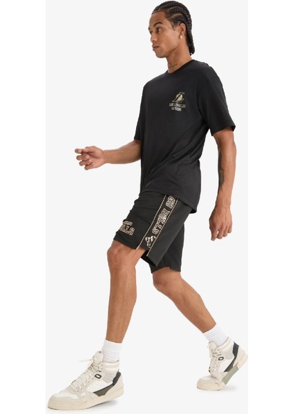 fit Nba Chicago Bulls Standart Fit Sporcu Kısa Paça ŞORT E0365AX25SP