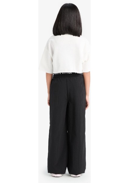 Kız Çocuk Wide Leg Geniş Paça Pamuklu Pantolon E1750A825SM