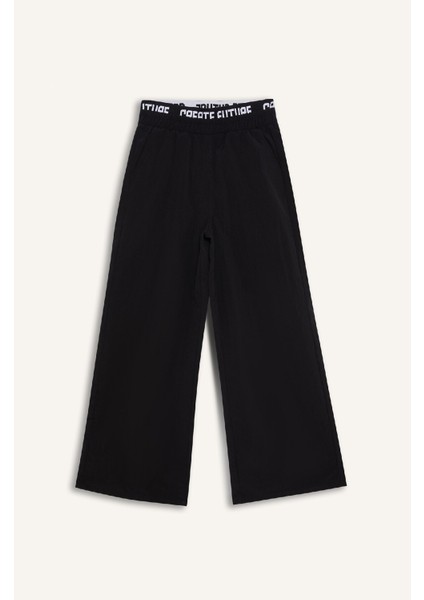 Kız Çocuk Wide Leg Geniş Paça Pamuklu Pantolon E1750A825SM