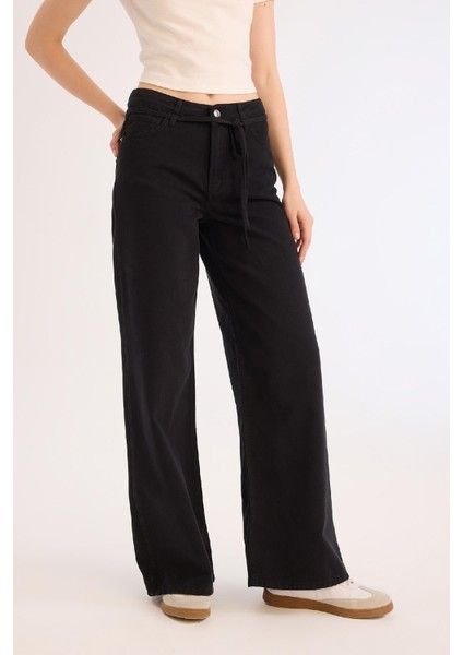 Coool Gabardin Pantolon Wide Leg Yüksek Bel Geniş Bol Paça E1794AX25SP