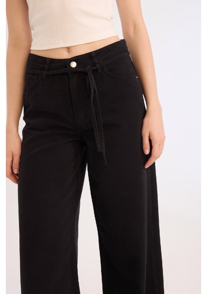 Coool Gabardin Pantolon Wide Leg Yüksek Bel Geniş Bol Paça E1794AX25SP