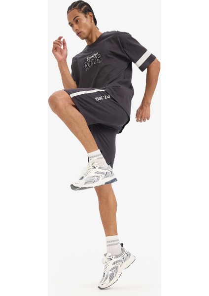 fit Nba Brooklyn Nets Oversize Geniş Kalıp Kısa Paça ŞORT E2188AX25SM