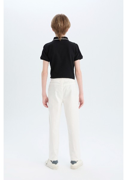 Erkek Çocuk Carrot Fit Havuç Kesim Standart Paça Gabardin Pantolon E2218A825SM