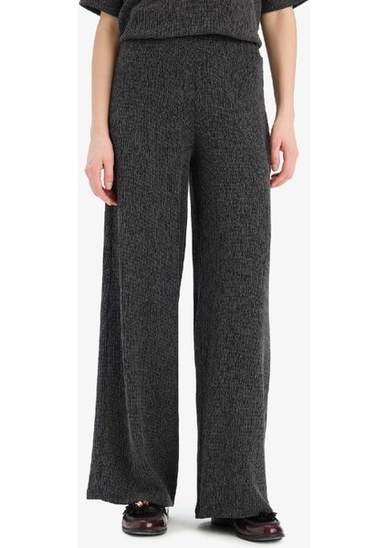 Wide Leg Geniş Paça Bürümcük Pantolon E3232AX25SP