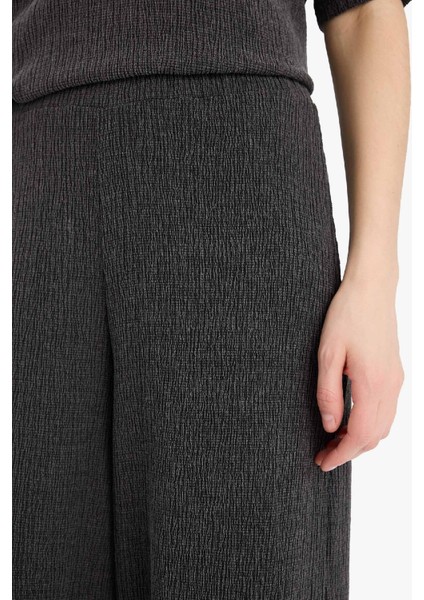 Wide Leg Geniş Paça Bürümcük Pantolon E3232AX25SP