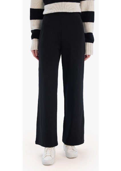Wide Leg Standart Boy Basic Düz Geniş Bol Paça Eşofman Altı E7952AX25SP