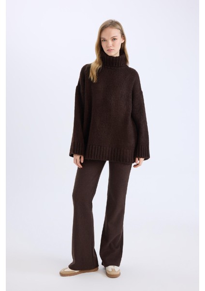 Wide Leg Geniş Paça Esnek Belli Uzun Boy Pantolon E4387AX24WN