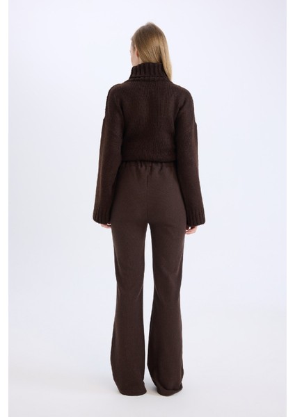 Wide Leg Geniş Paça Esnek Belli Uzun Boy Pantolon E4387AX24WN