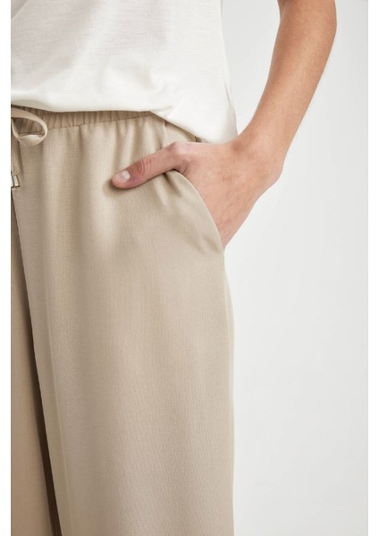 Kapri Yüksek Bel Crop Fit Belmando Basic Kapri I6798AZ24SM