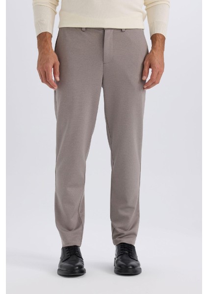 Jogger Düz Paça Her Yöne Esneyen Yazlık Kumaş Pantolon T6317AZ25SP