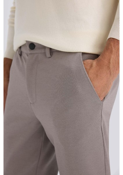 Jogger Düz Paça Her Yöne Esneyen Yazlık Kumaş Pantolon T6317AZ25SP