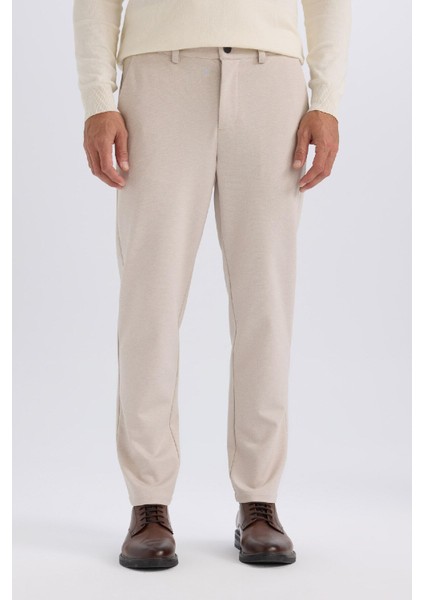 Jogger Düz Paça Her Yöne Esneyen Yazlık Kumaş Pantolon T6317AZ25SP