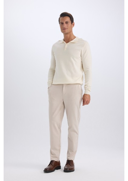 Jogger Düz Paça Her Yöne Esneyen Yazlık Kumaş Pantolon T6317AZ25SP