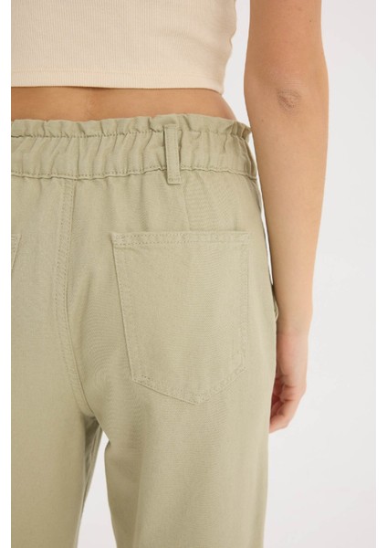 Paperbag Gabardin Kumaş Pantolon Standart Paça Cepli S2790AZ25SP