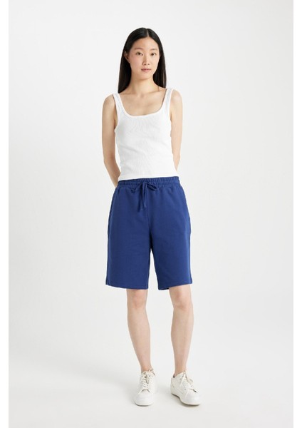 Regular Fit Basic Bermuda Şort N7439AZNS