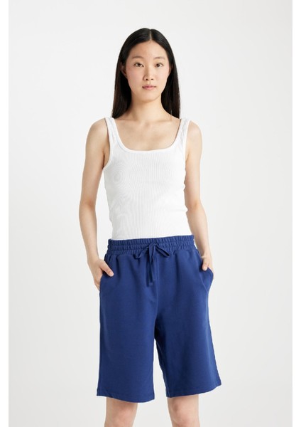 Regular Fit Basic Bermuda Şort N7439AZNS