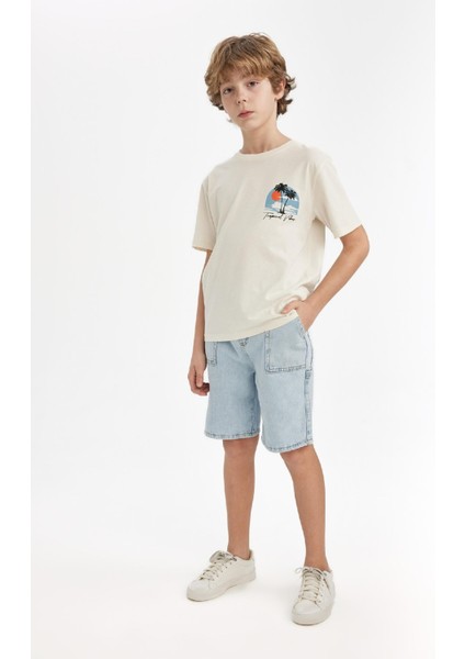 Erkek Çocuk Jean Şort C0192A824SM