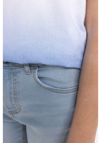 Erkek Çocuk Jean Şort B5762A824SM