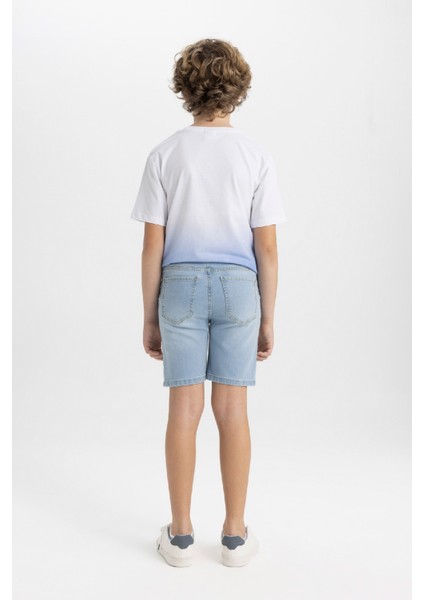Erkek Çocuk Jean Şort B5762A824SM