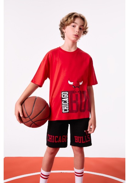 Erkek Çocuk NBA Chicago Bulls Şort C0396A824SM