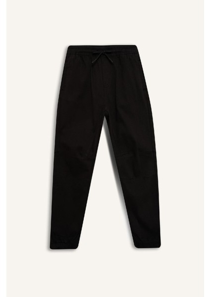 Erkek Çocuk Jogger Fit Jogger Paça Gabardin Pantolon B6713A825SM