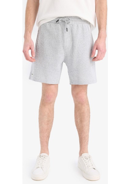 Slim Fit Dar Kesim Dar Paça Şort W7965AZ25SM