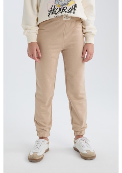 Kız Çocuk Beli Paçası Lastikli Jogger Eşofman Altı D0734A824AU