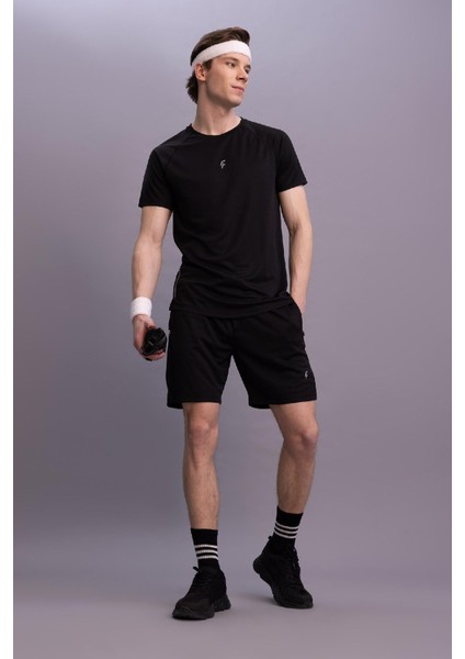 Fit Slim Fit Dar Kesim Sporcu Standart Paça Şort V3030AZ23SP