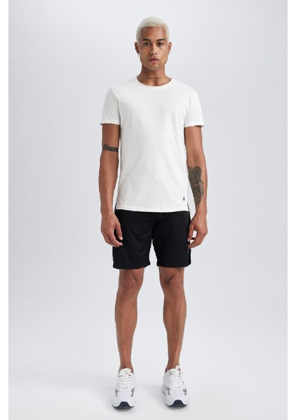 Fit Slim Fit Dar Kesim Sporcu Standart Paça Şort V3030AZ23SP