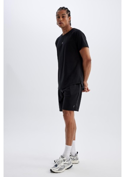 Fit Slim Fit Dar Kesim Sporcu Standart Paça Şort V3030AZ24AU