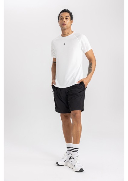 Fit Slim Fit Dar Kesim Sporcu Standart Paça Şort V3030AZ24SP