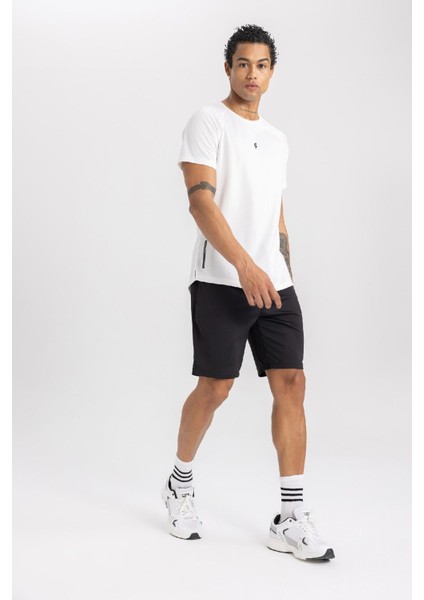 Fit Slim Fit Dar Kesim Sporcu Standart Paça Şort V3030AZ24SP