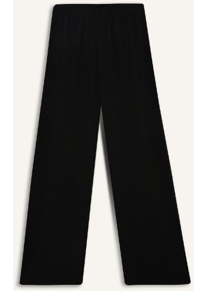 Wide Leg Pantolon Geniş Paça Basic Düz Bürümcük E3232AX25SP